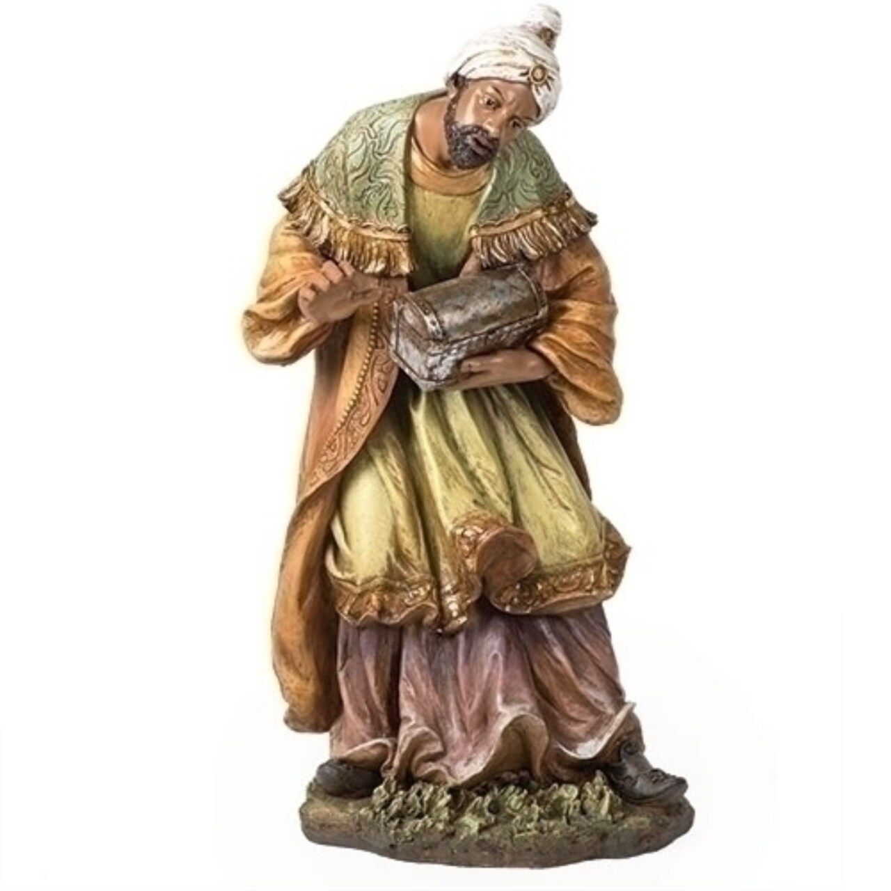 Roman 37" African King Balthazar Christmas Outdoor Nativity Statue